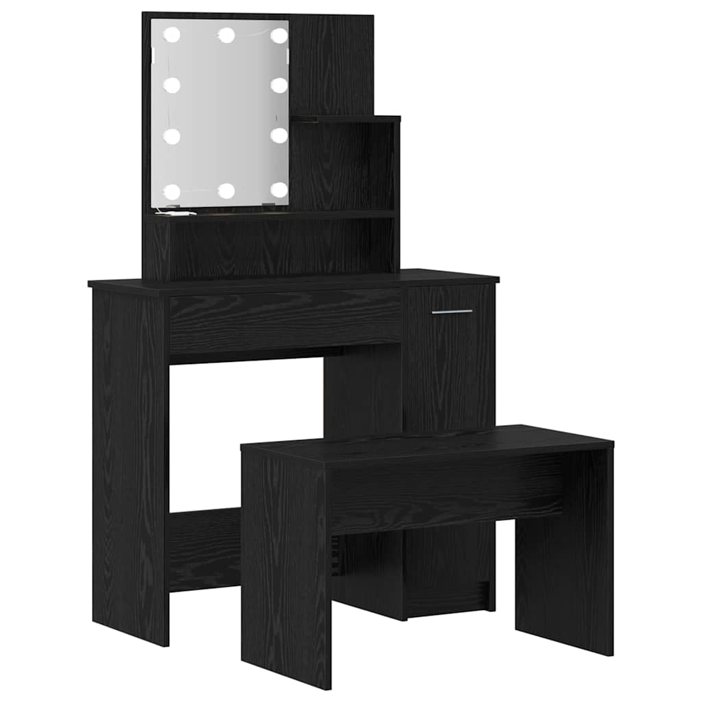 Led Schminktisch Set 2 Pcs Holzwerkstoff