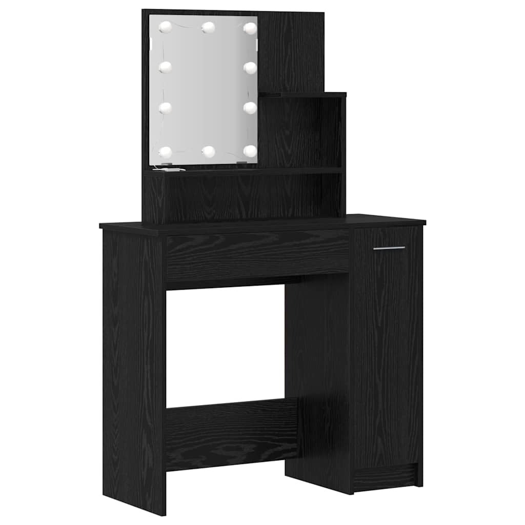 Led Schminktisch Set 2 Pcs Holzwerkstoff
