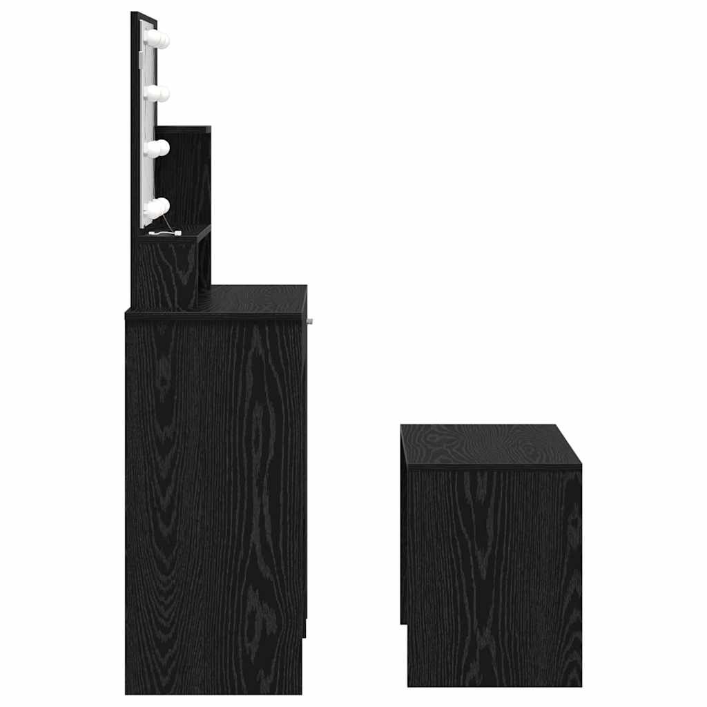 Led Schminktisch Set 2 Pcs Holzwerkstoff