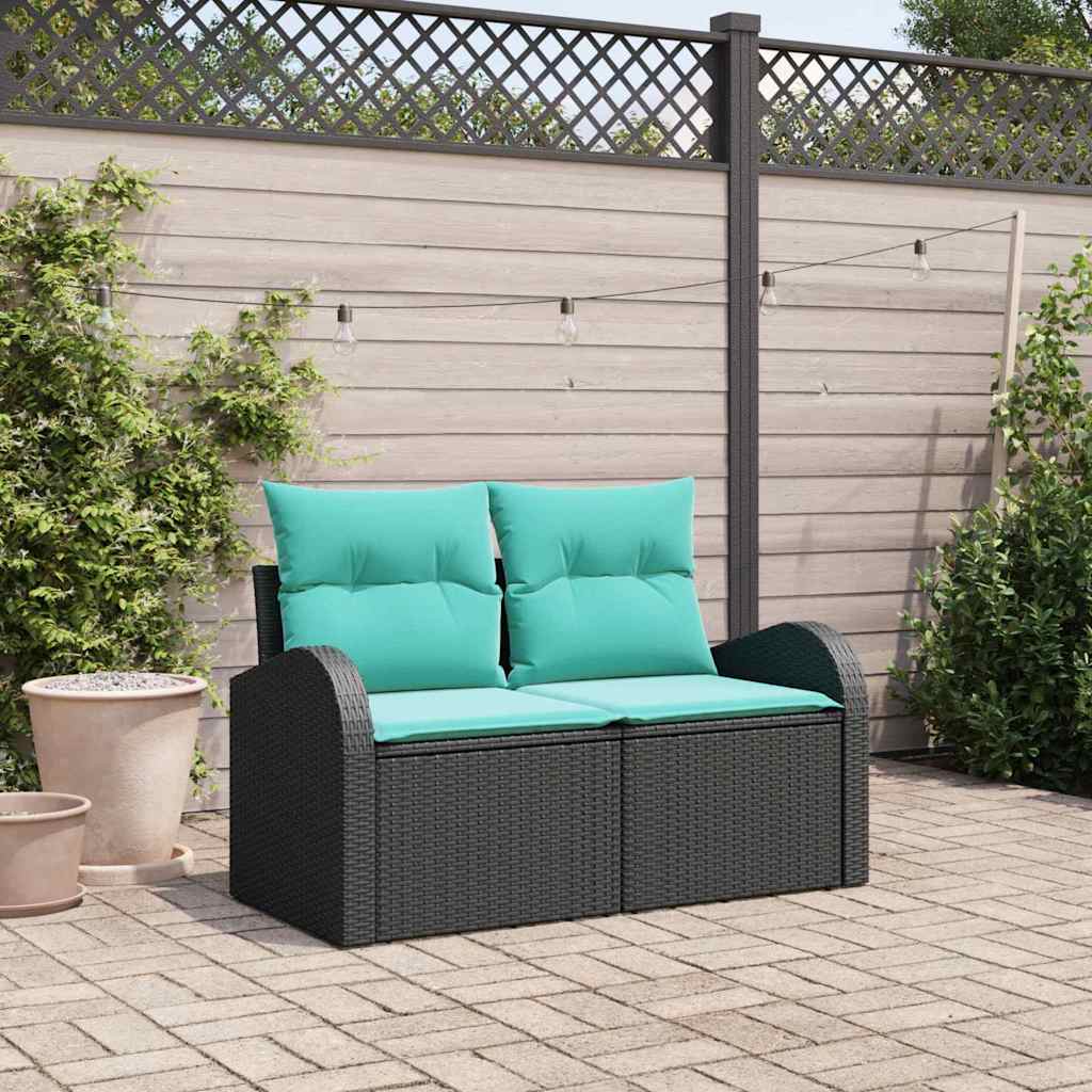 Gartensofa 124 X 62 X 85Cm Poly-Rattan