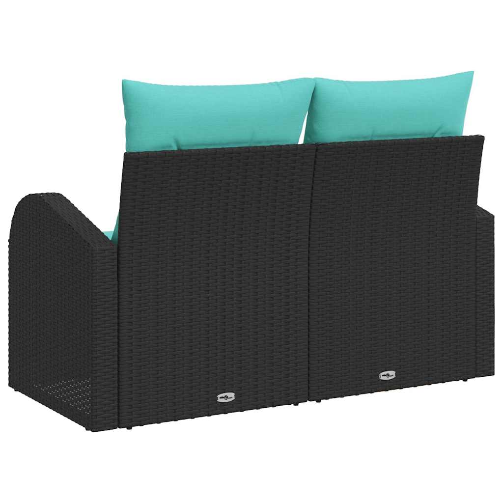 Gartensofa 124 X 62 X 85Cm Poly-Rattan