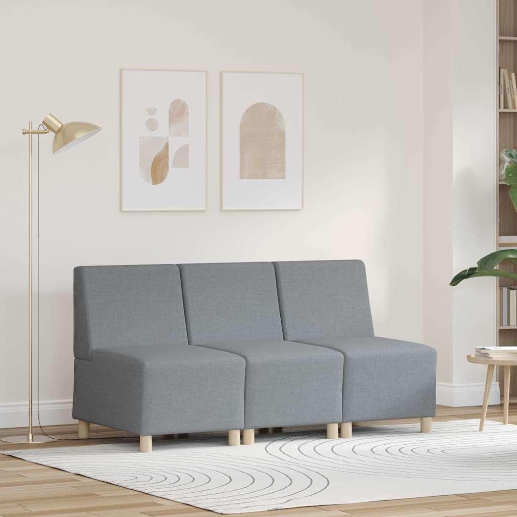 Modulares Armfreies Sofa 3 Pcs 55 X 74 X 82 Cm Stoff