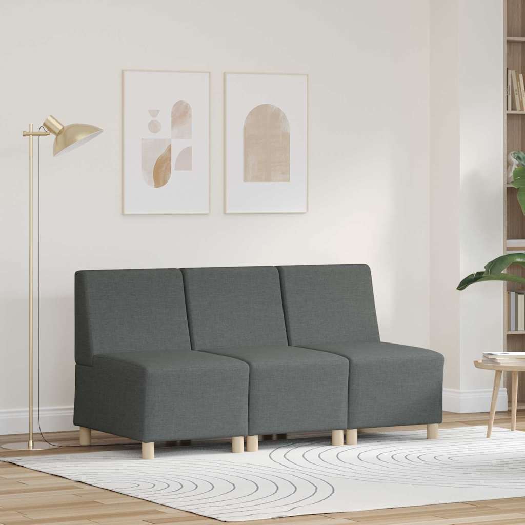 Modulares Armfreies Sofa 3 Pcs 55 X 74 X 82 Cm Stoff