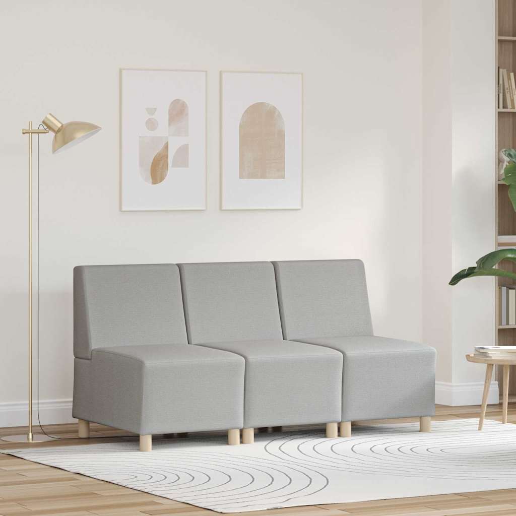 Modulares Armfreies Sofa 3 Pcs 55 X 74 X 82 Cm Stoff