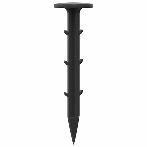 Bodenheringe 500 Pcs Schwarz Ø3 X 11 Cm Kunststoff
