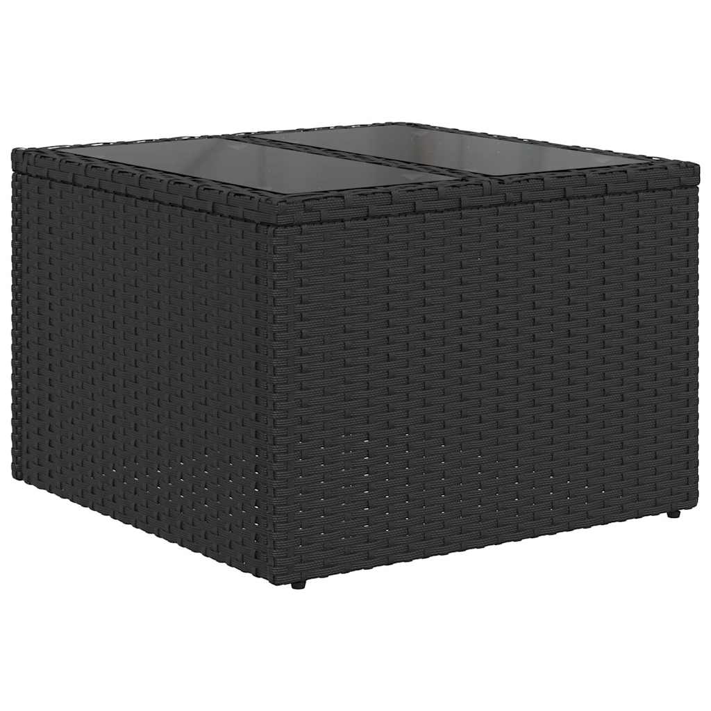Gartensofa-Set Mit Kissen 6 Pcs Poly-Rattan