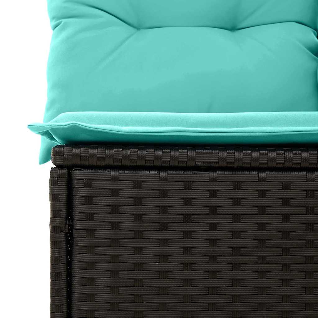 Sofa Set Mit Kissen 8 Pcs Poly-Rattan