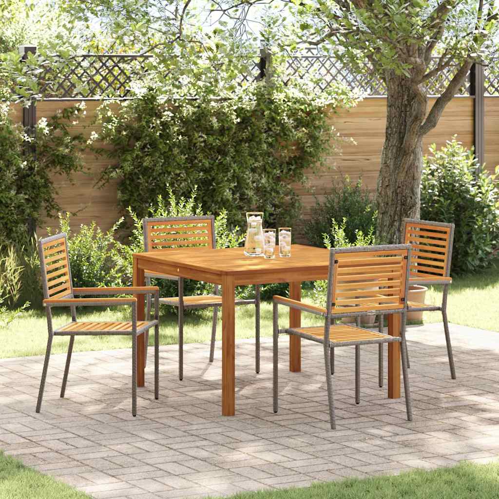 Garten Essgruppe 9 Pcs Massivholz Akazie