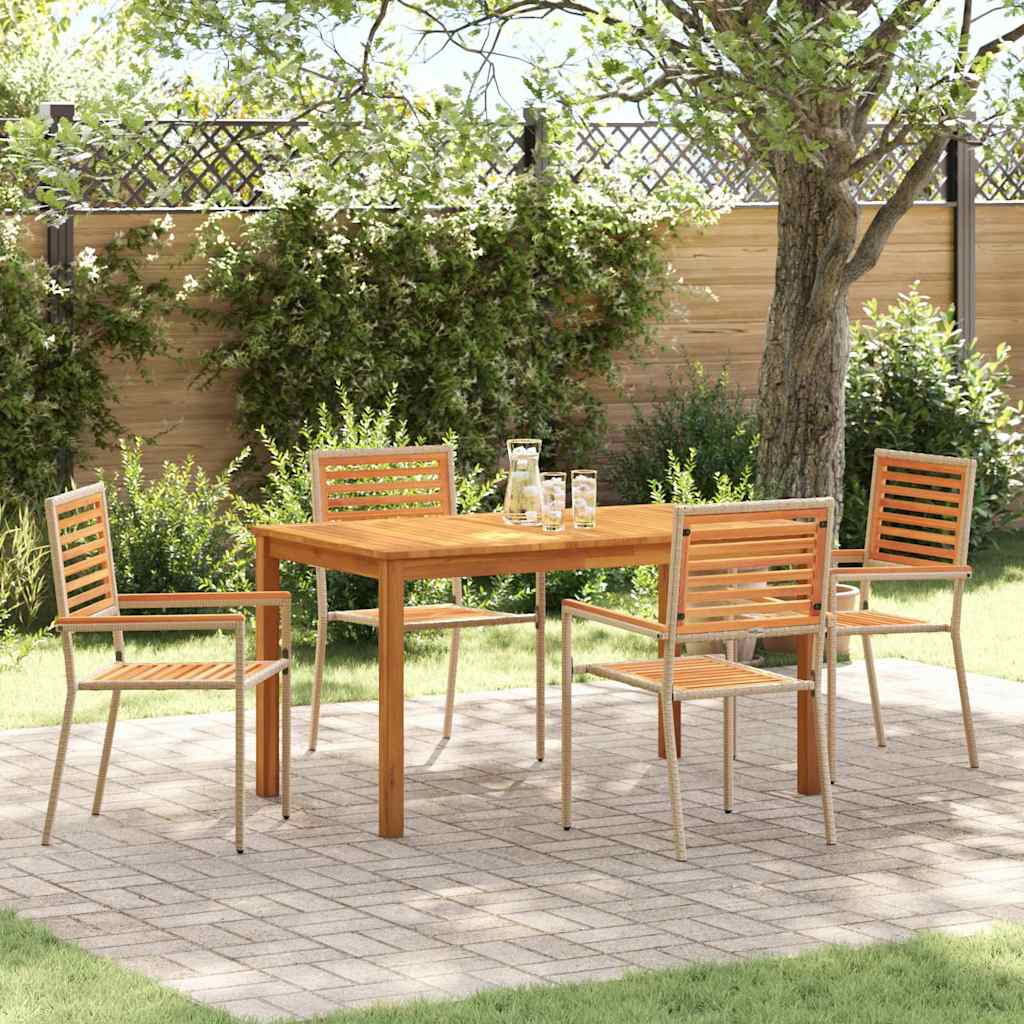 Garten Essgruppe 9 Pcs Massivholz Akazie