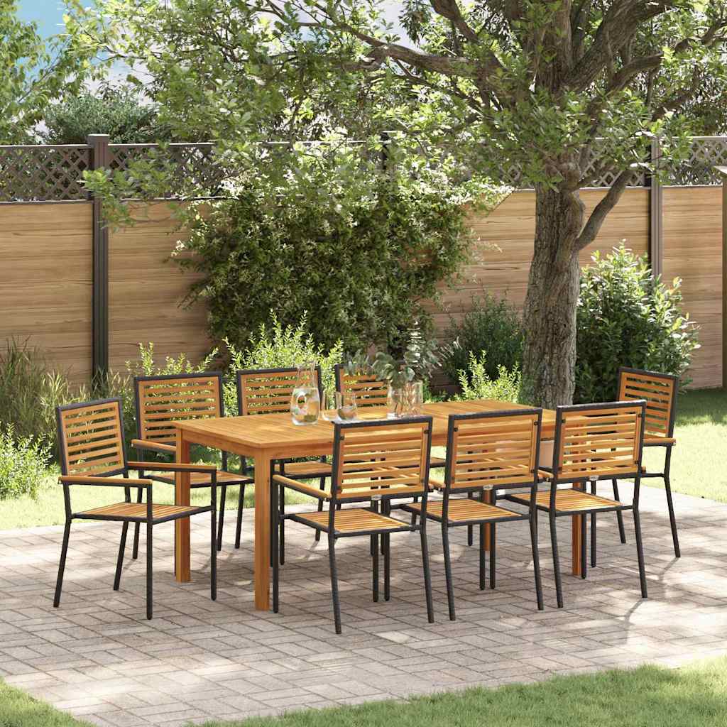 Garten Essgruppe 9 Pcs Massivholz Akazie
