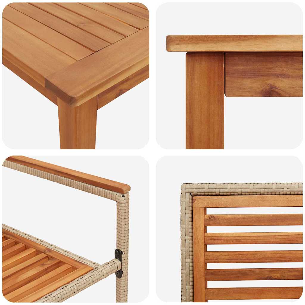 Garten Essgruppe 9 Pcs Massivholz Akazie