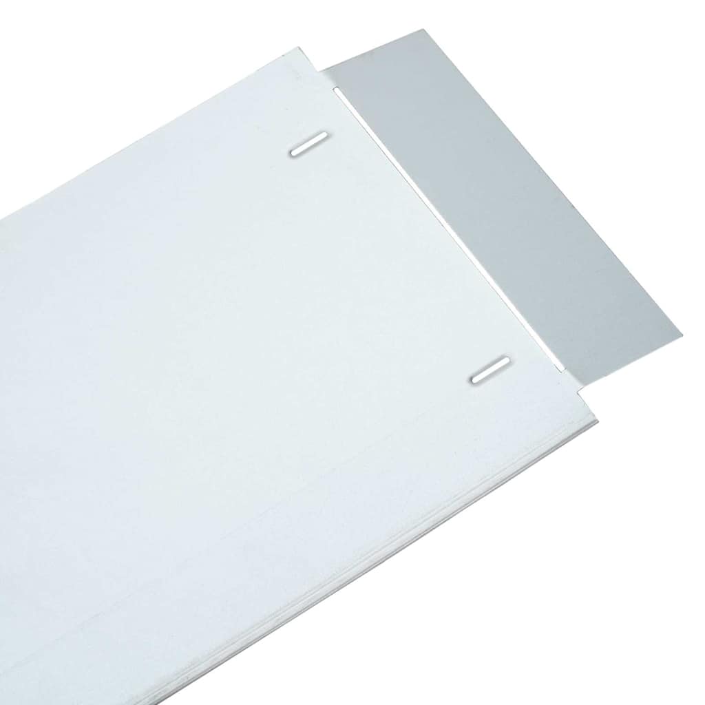 Rasenkanten 20 Pcs Silber 100 X 25 X 0,07 Cm Verzinkter Stahl