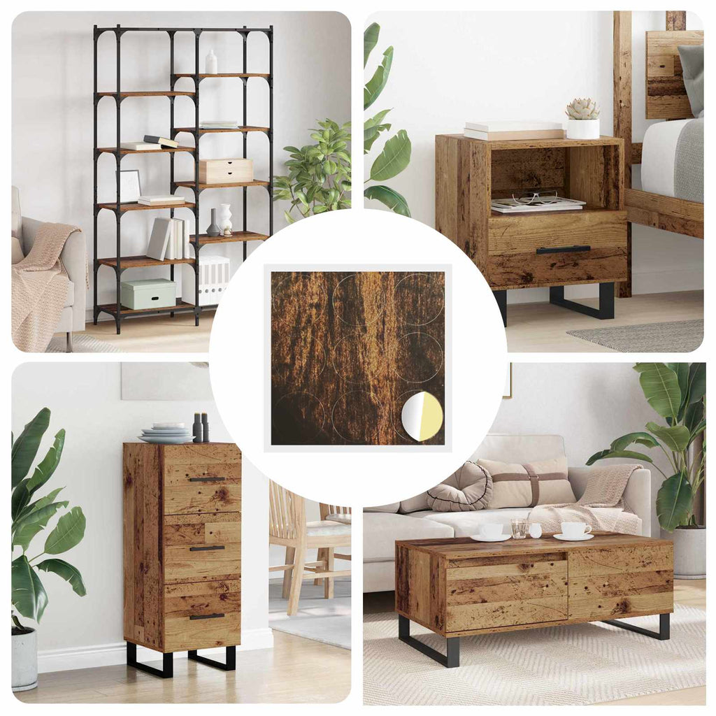 Selbstklebende Schraubenabdeckung 12 Pcs Graues Sonoma