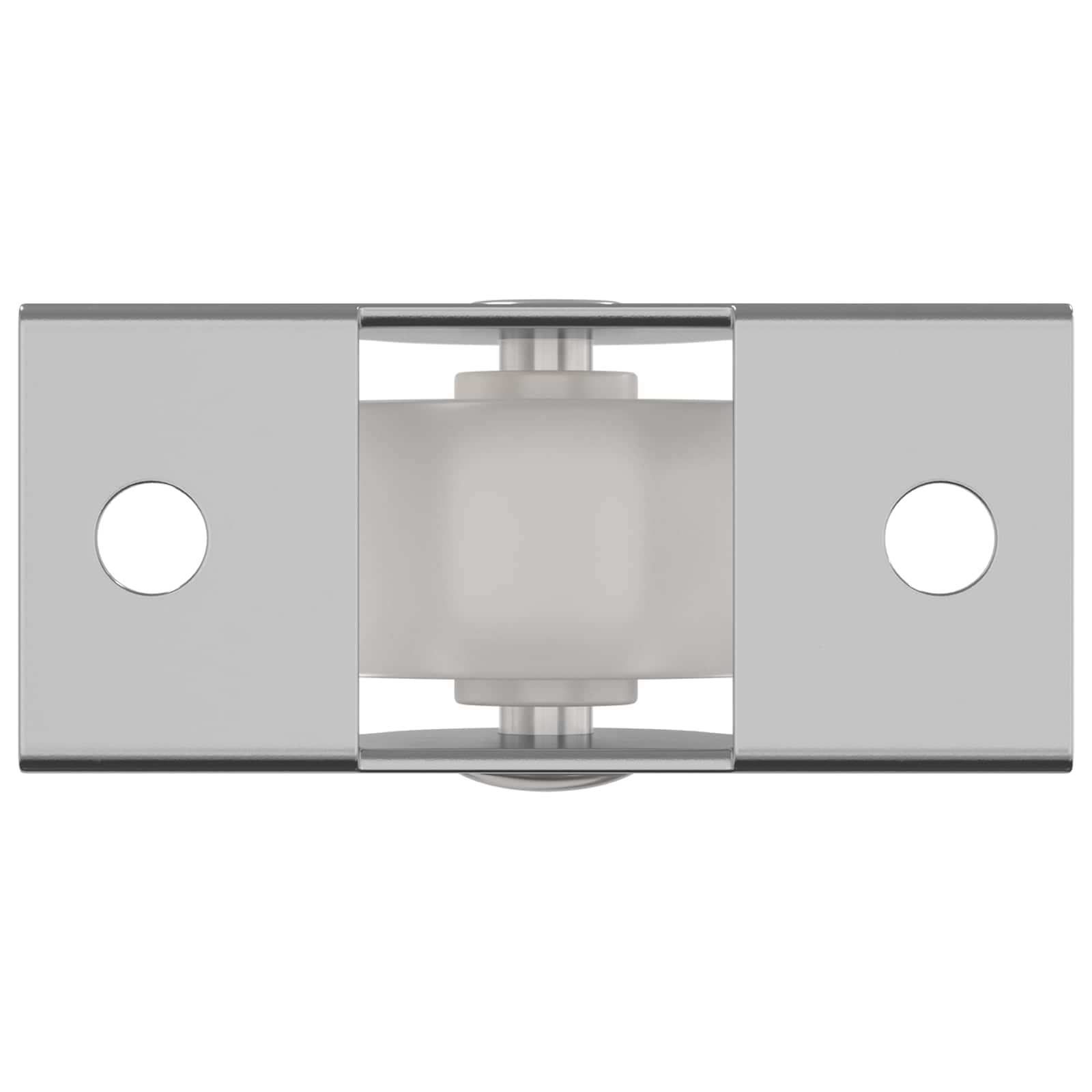 Bockrolle 12 Pcs Weiß 42 X 11,5 X 29 Mm Eisen