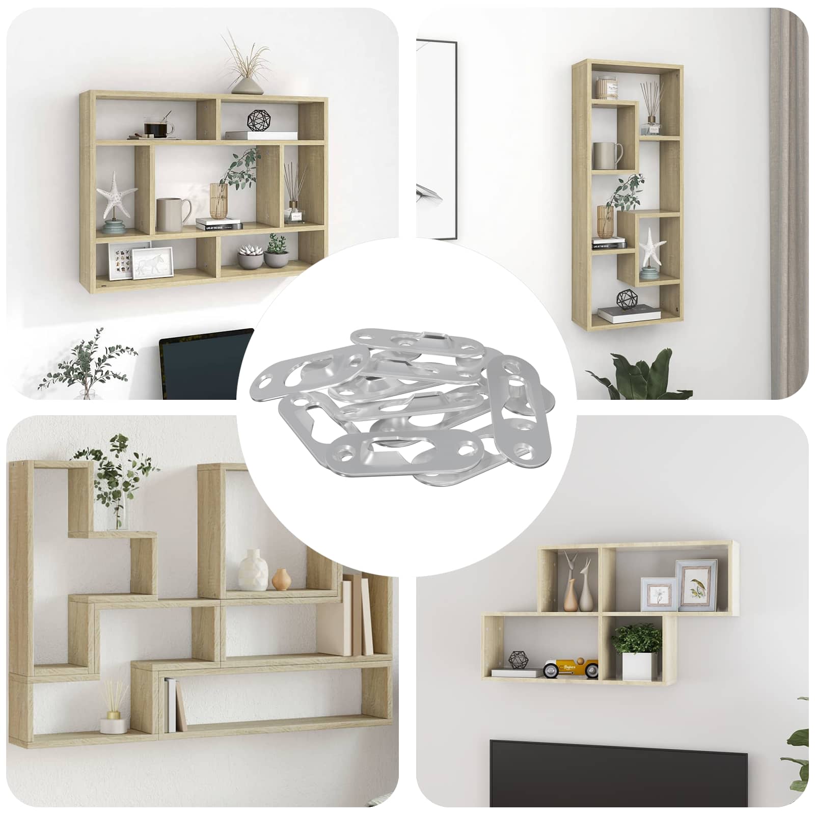 Schlüsselloch-Hänger 3673 Pcs Silber 45 X 16 X 3.5 Mm Eisen