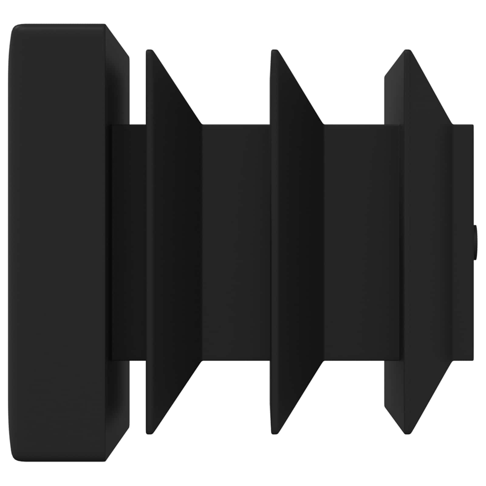 Endkappen 12 Pcs Schwarz 15 X 15 X 15 Mm Pp