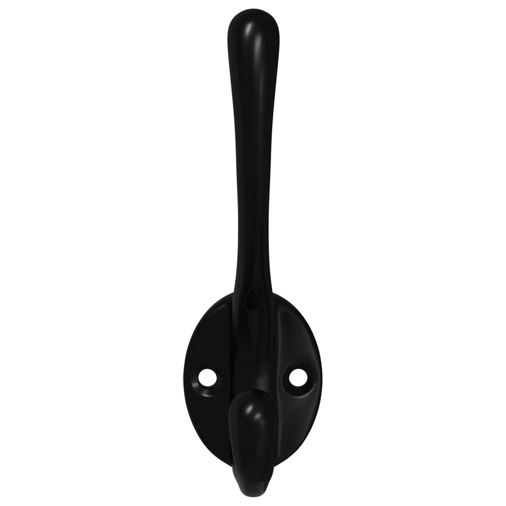 Kleiderhaken 346 Pcs Schwarz 102 X 29 X 47Mm Zinklegierung