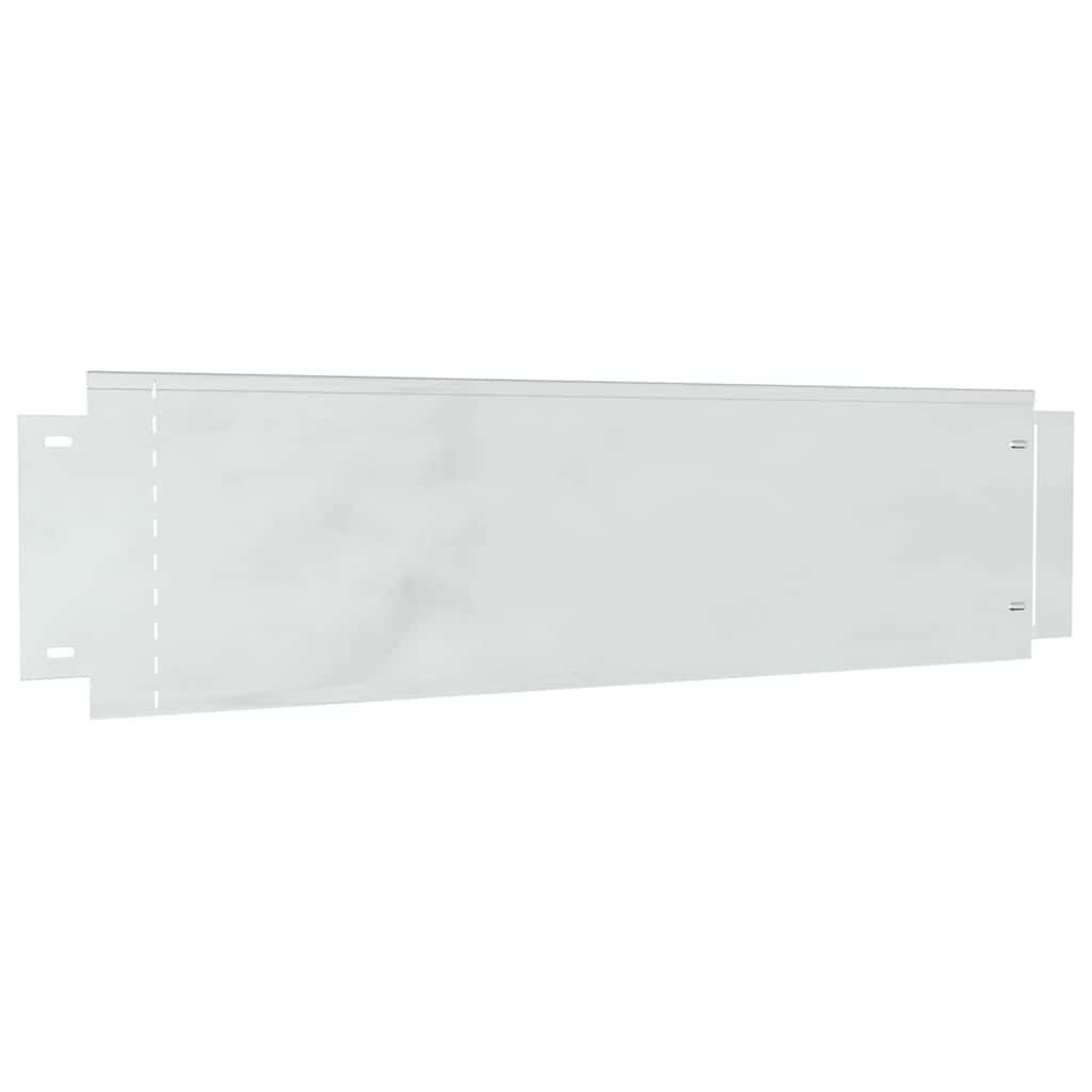 Rasenkanten 5 Pcs Silber 100 X 25 X 0,07 Cm Verzinkter Stahl
