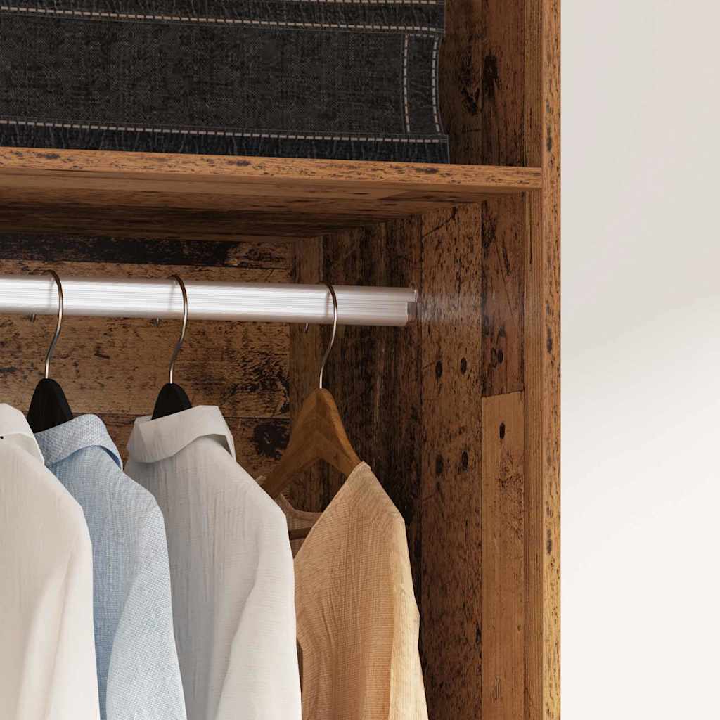 Kleiderschrank Mit Regal Holzwerkstoff