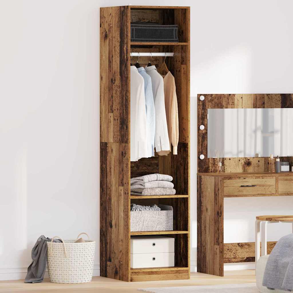 Kleiderschrank Mit Regal Holzwerkstoff