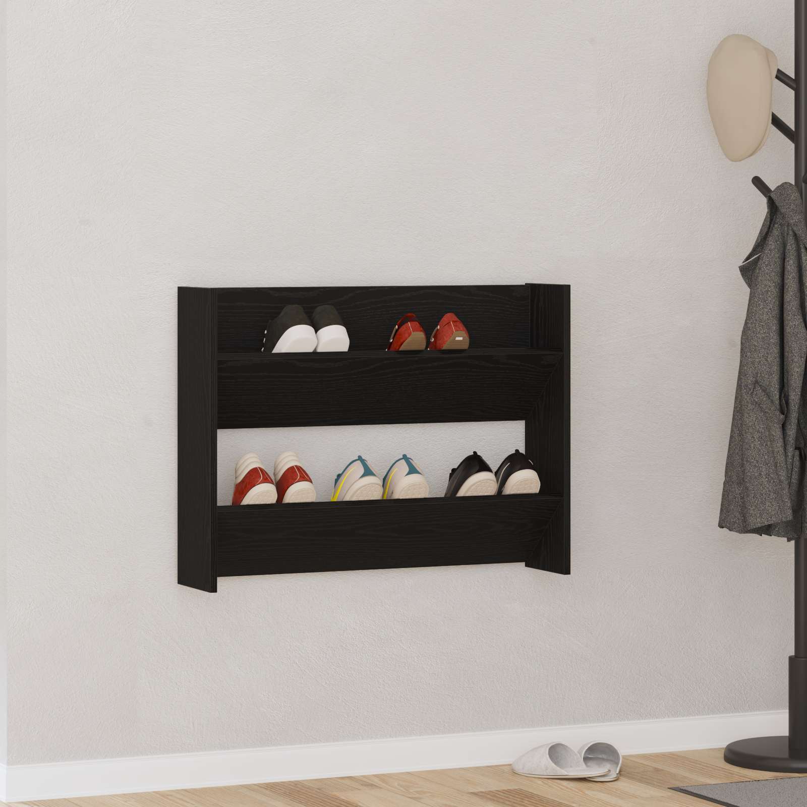 Wand-Schuhschrank Holzwerkstoff
