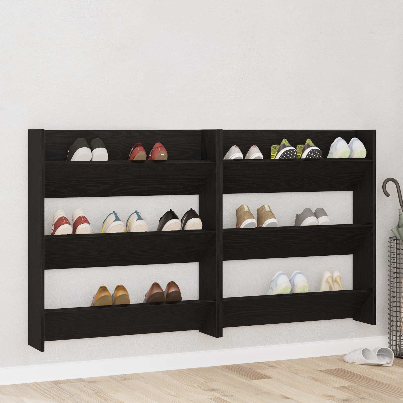 Wand-Schuhschrank Holzwerkstoff