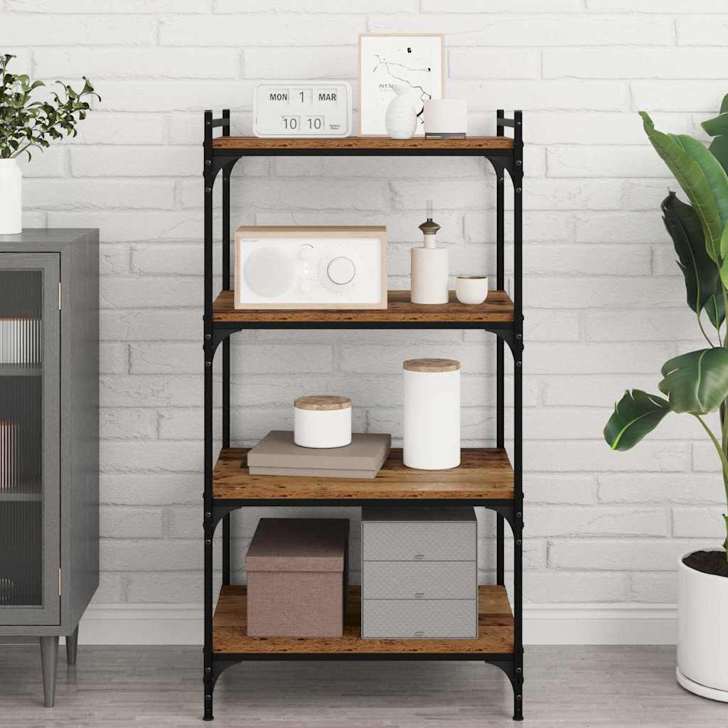 Regalbrett 4 Pcs Braun Holzwerkstoff