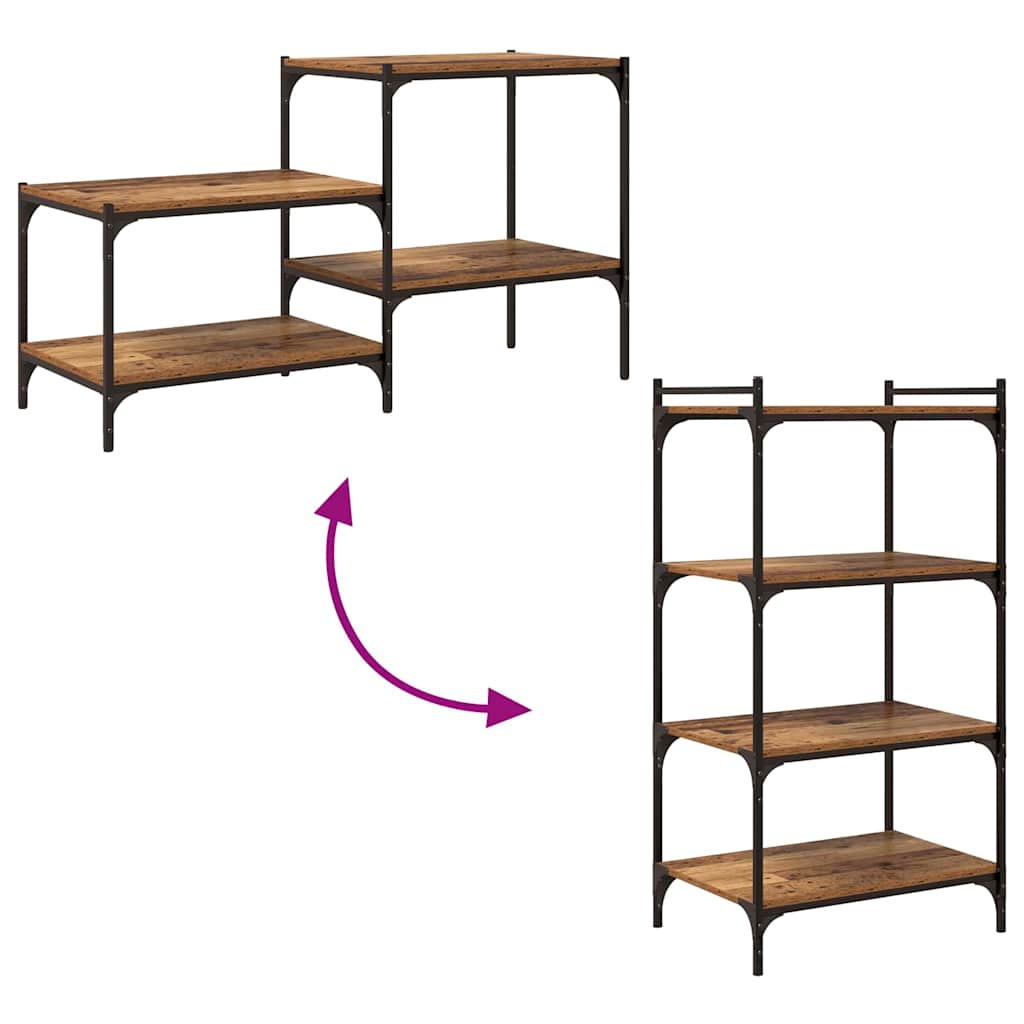 Regalbrett 4 Pcs Braun Holzwerkstoff