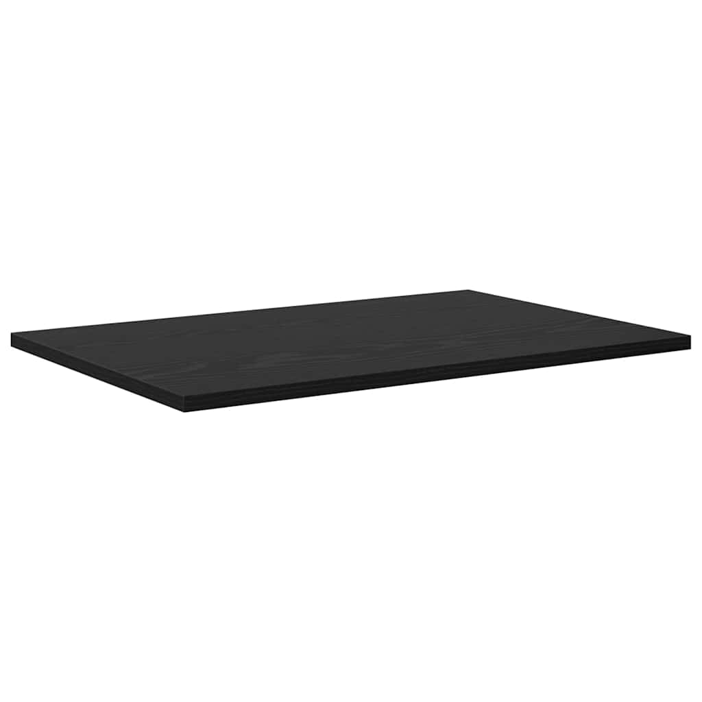 Regalbrett 4 Pcs Schwarz Holzwerkstoff