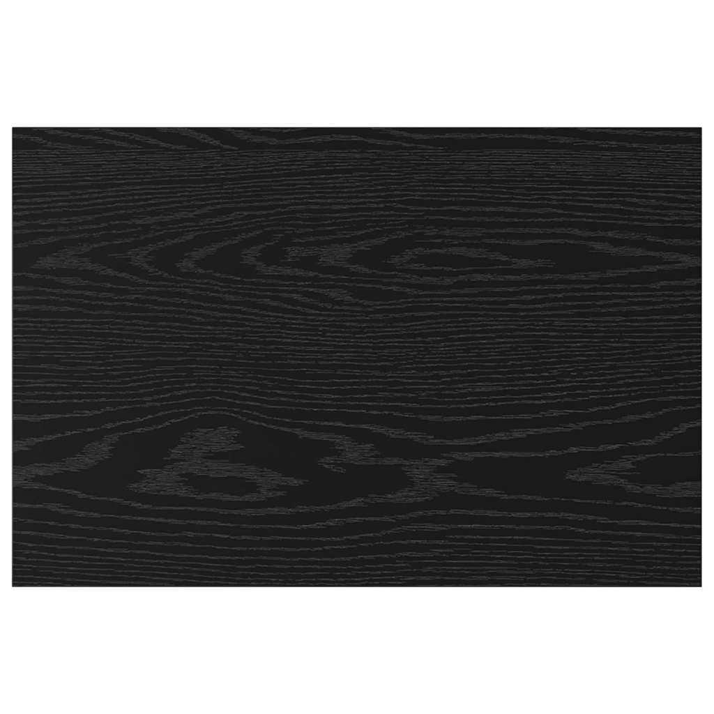 Regalbrett 4 Pcs Schwarz Holzwerkstoff