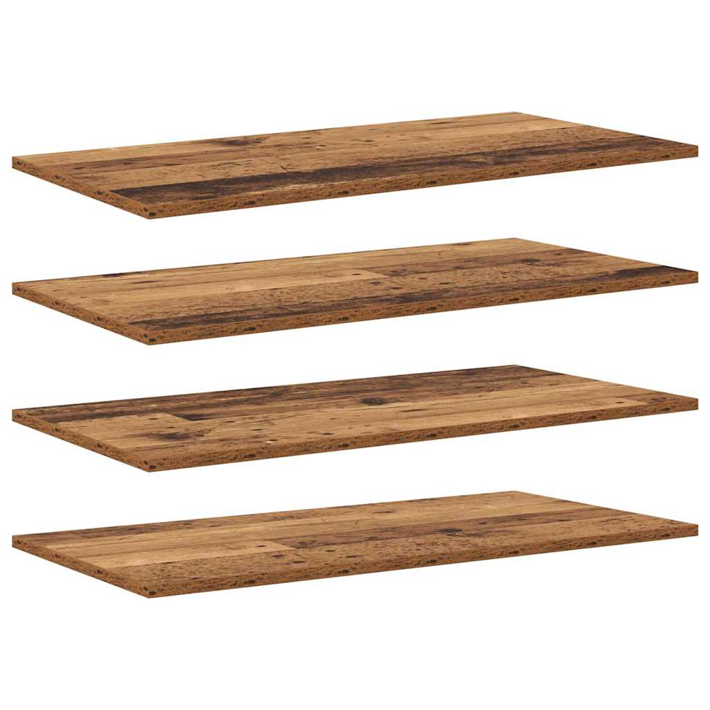 Regalbrett 4 Pcs Braun Holzwerkstoff