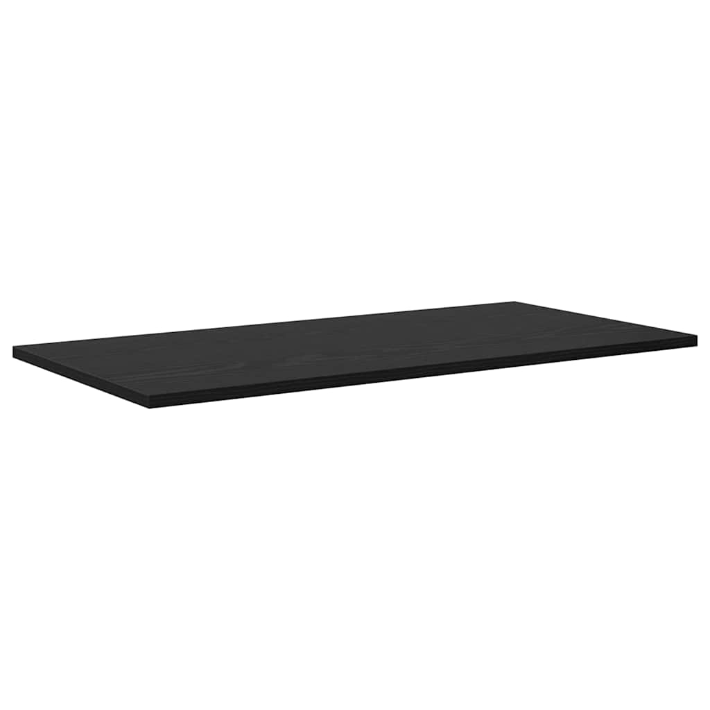 Regalbrett 4 Pcs Schwarz Holzwerkstoff