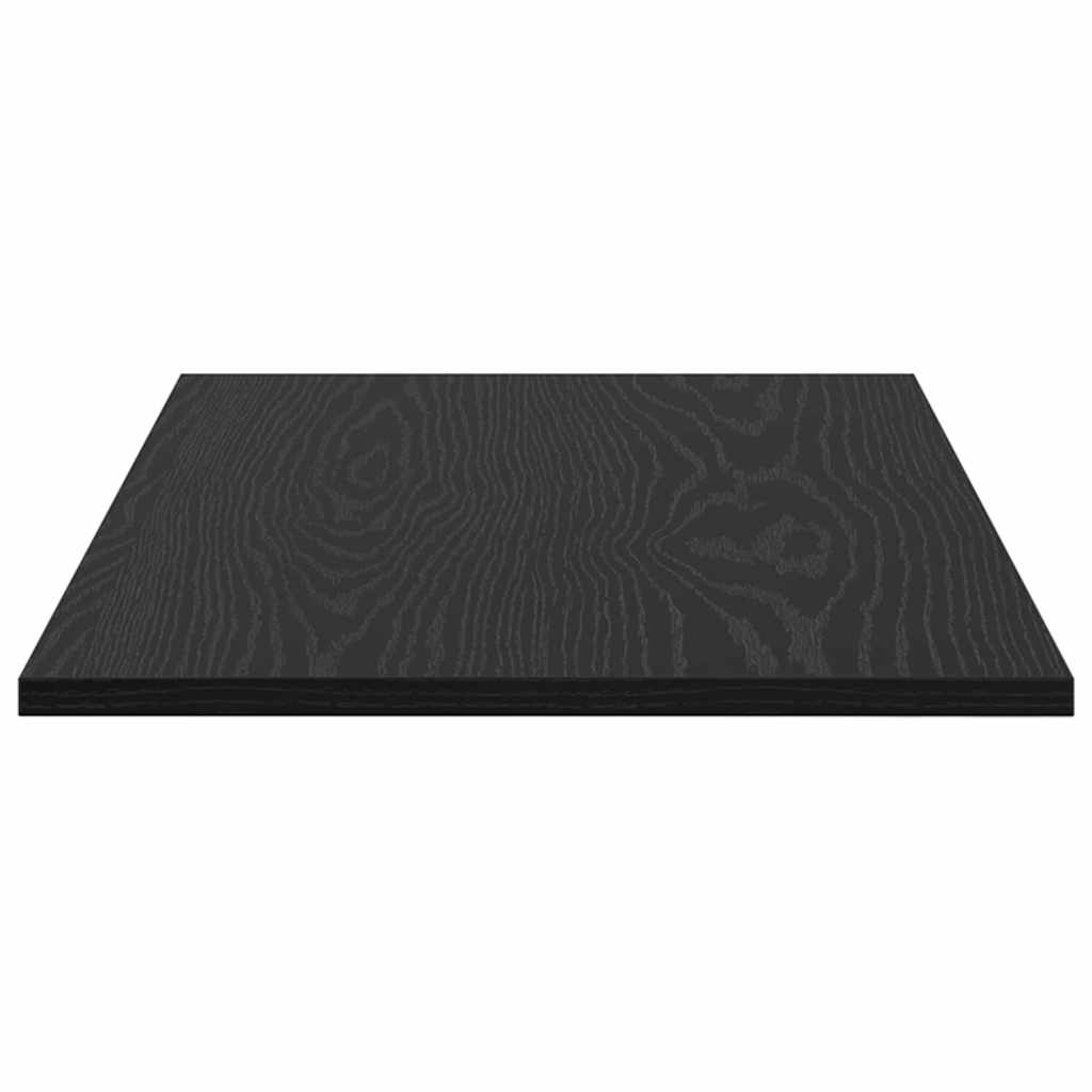 Regalbrett 4 Pcs Schwarz Holzwerkstoff