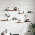 Regalbrett 4 Pcs Braun Holzwerkstoff