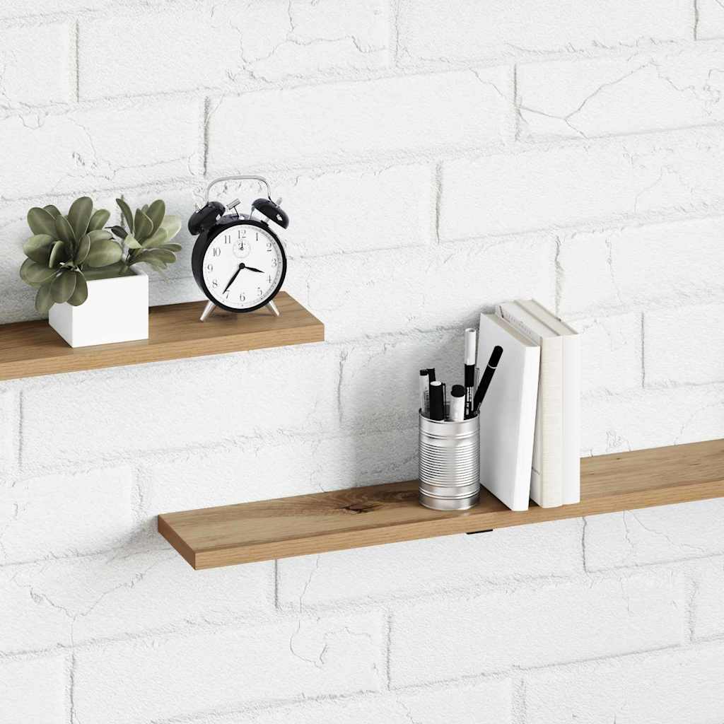 Regalbrett 3 Ebenen 4 Pcs Holzwerkstoff Braun