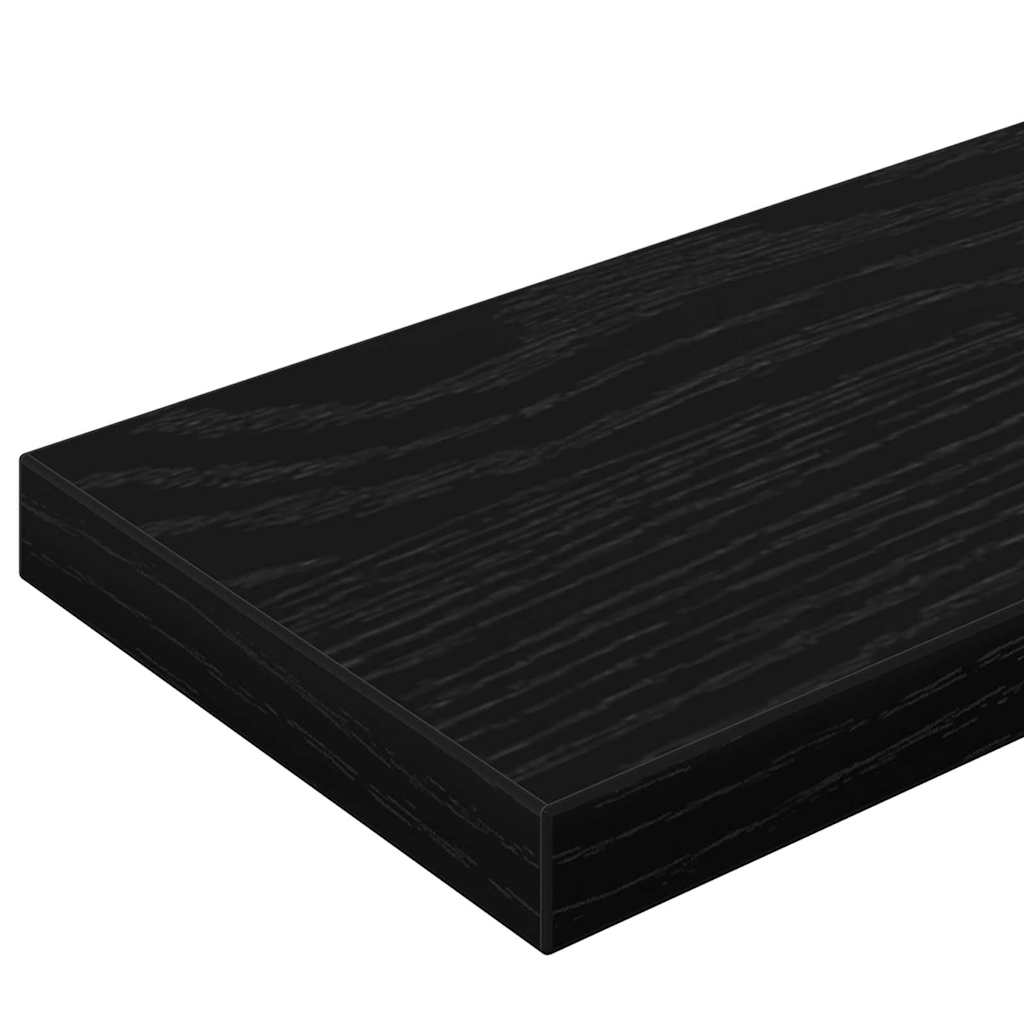 Regalbrett 4 Pcs Schwarz Holzwerkstoff