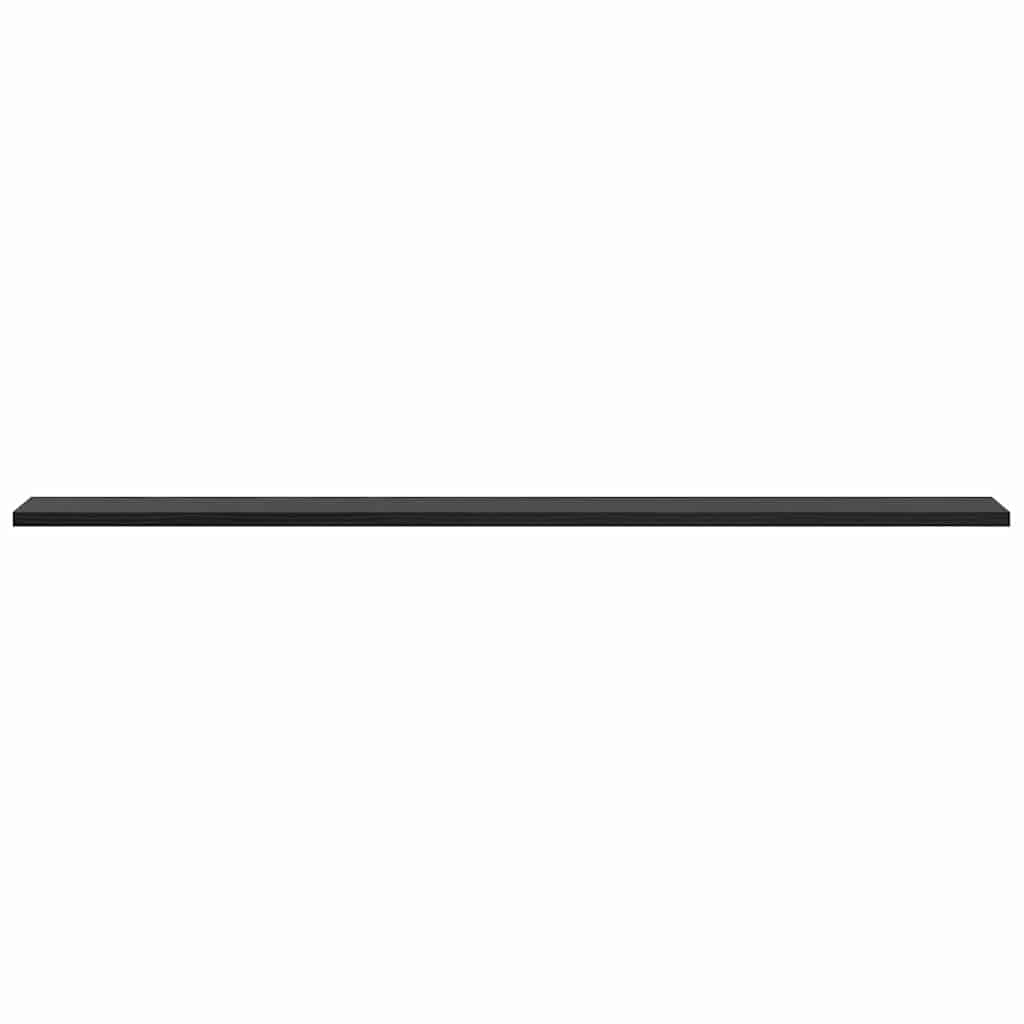 Regalbrett 4 Pcs Schwarz Holzwerkstoff