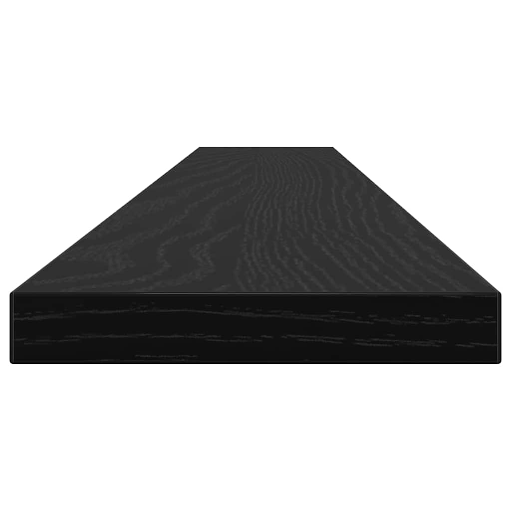 Regalbrett 4 Pcs Schwarz Holzwerkstoff