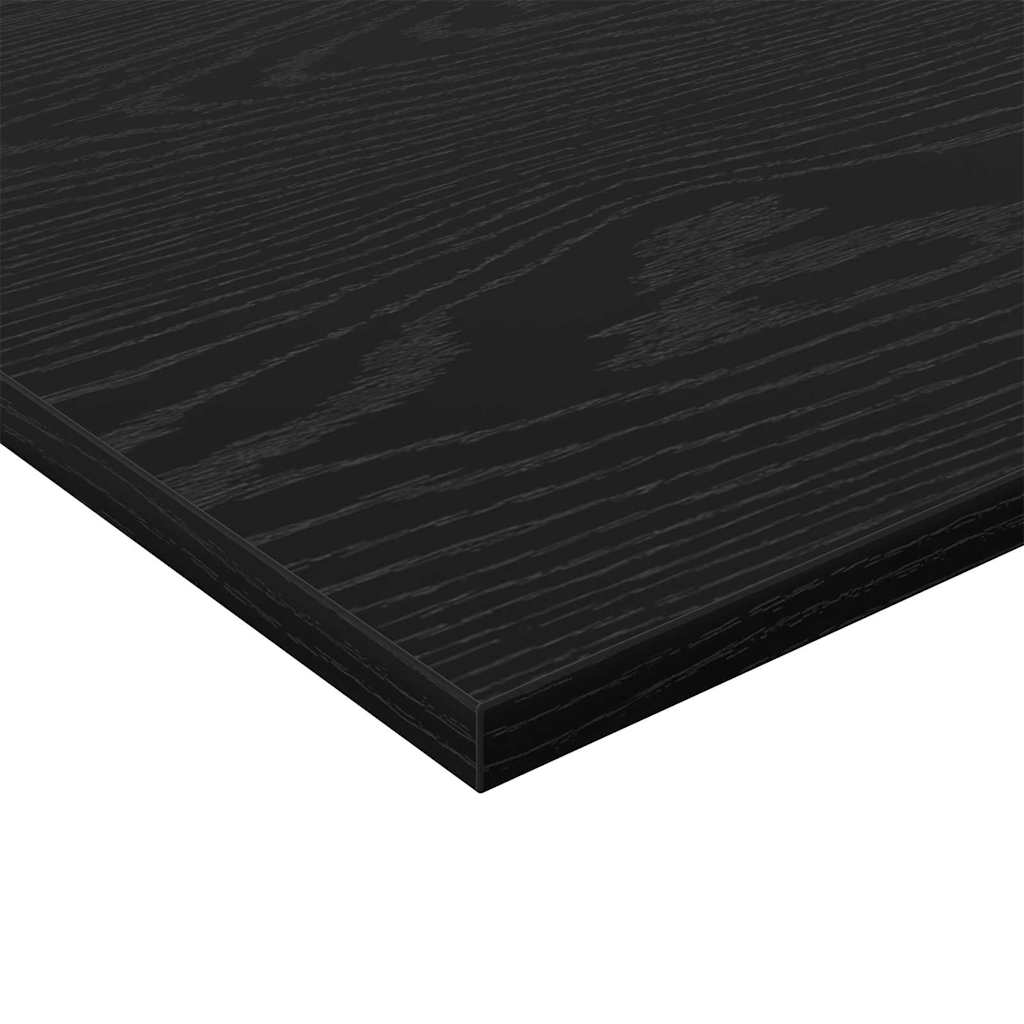 Regalbrett 4 Pcs Schwarz Holzwerkstoff