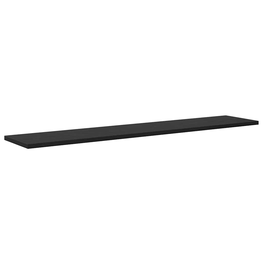 Regalbrett 4 Pcs Schwarz Holzwerkstoff