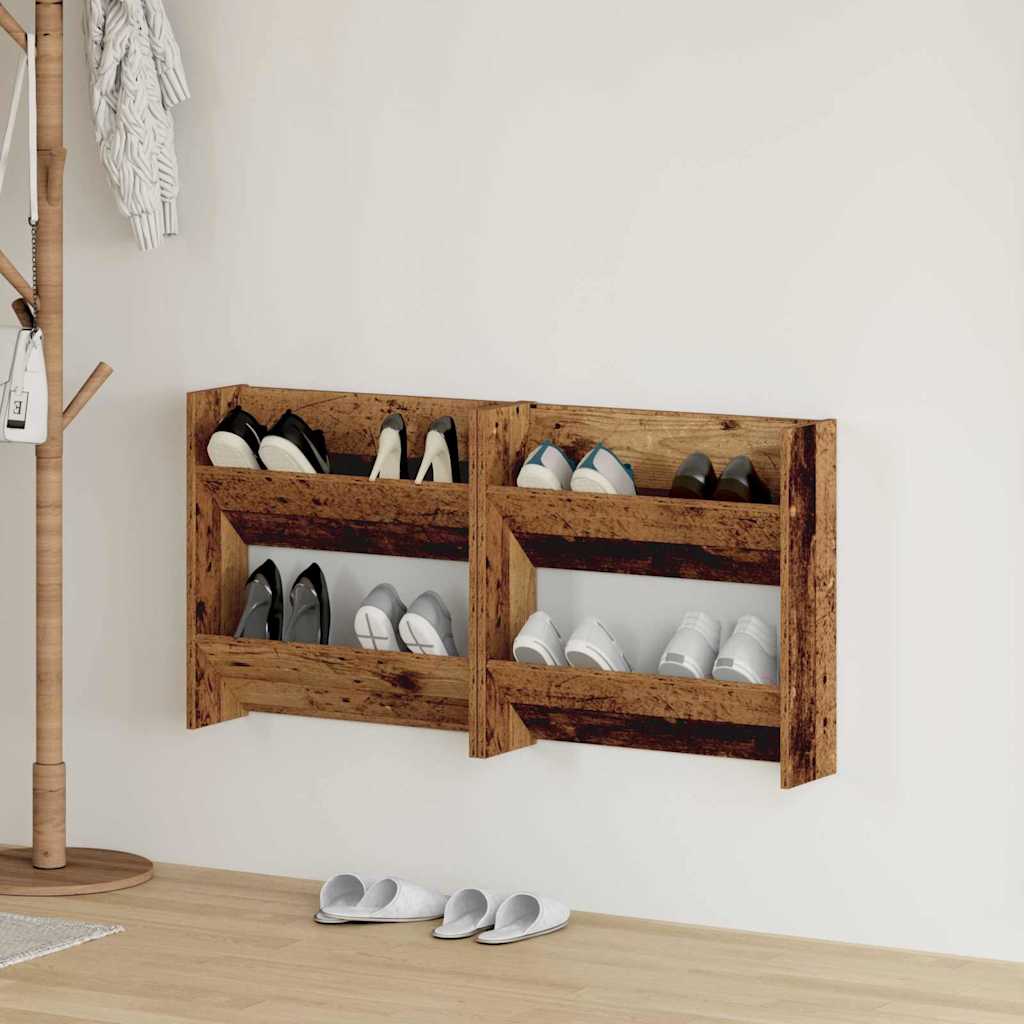 Wand-Schuhschrank Holzwerkstoff