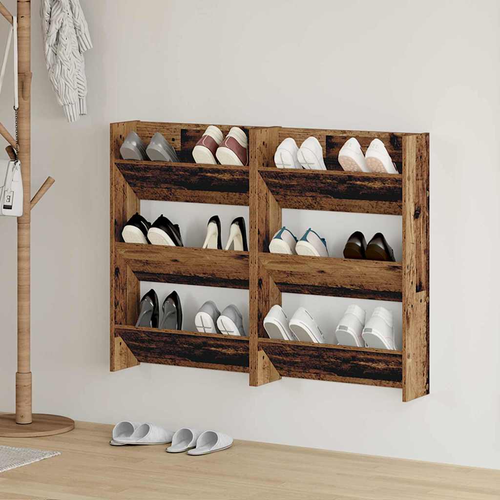 Wand-Schuhschrank Holzwerkstoff