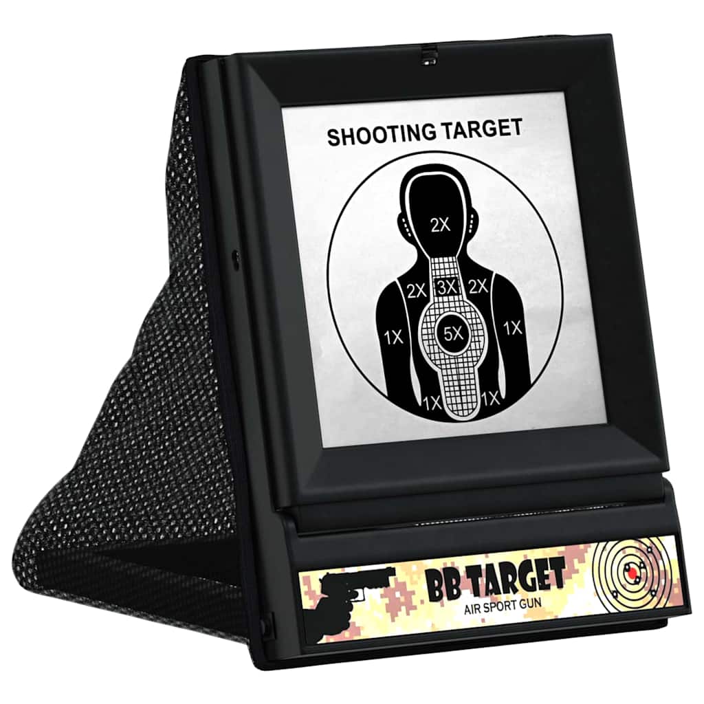 Airsoft Ziel Schwarz 19 X 26 X 25 Cm Kunststoff