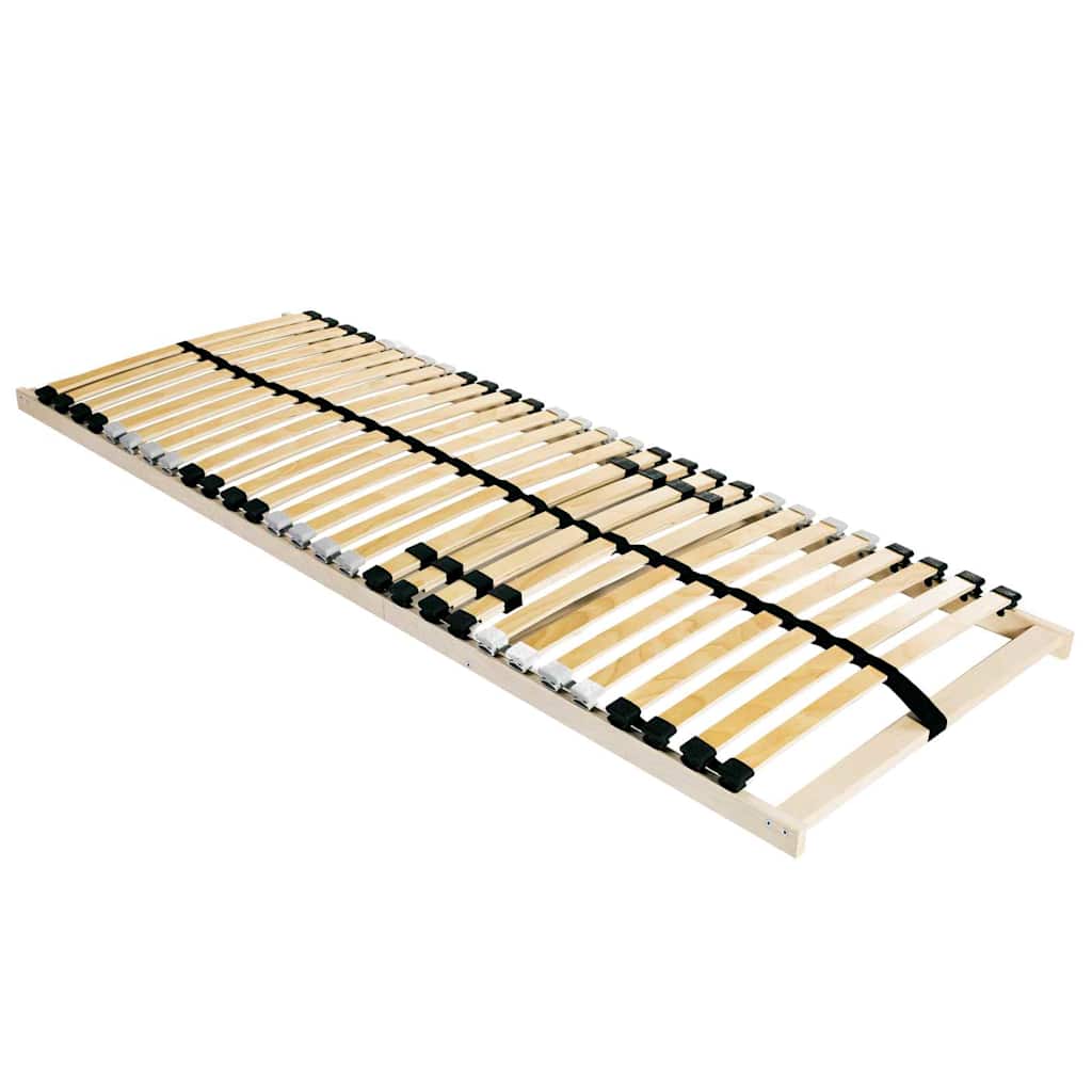 Bett-Lattenrost Braun Massivholz Buche