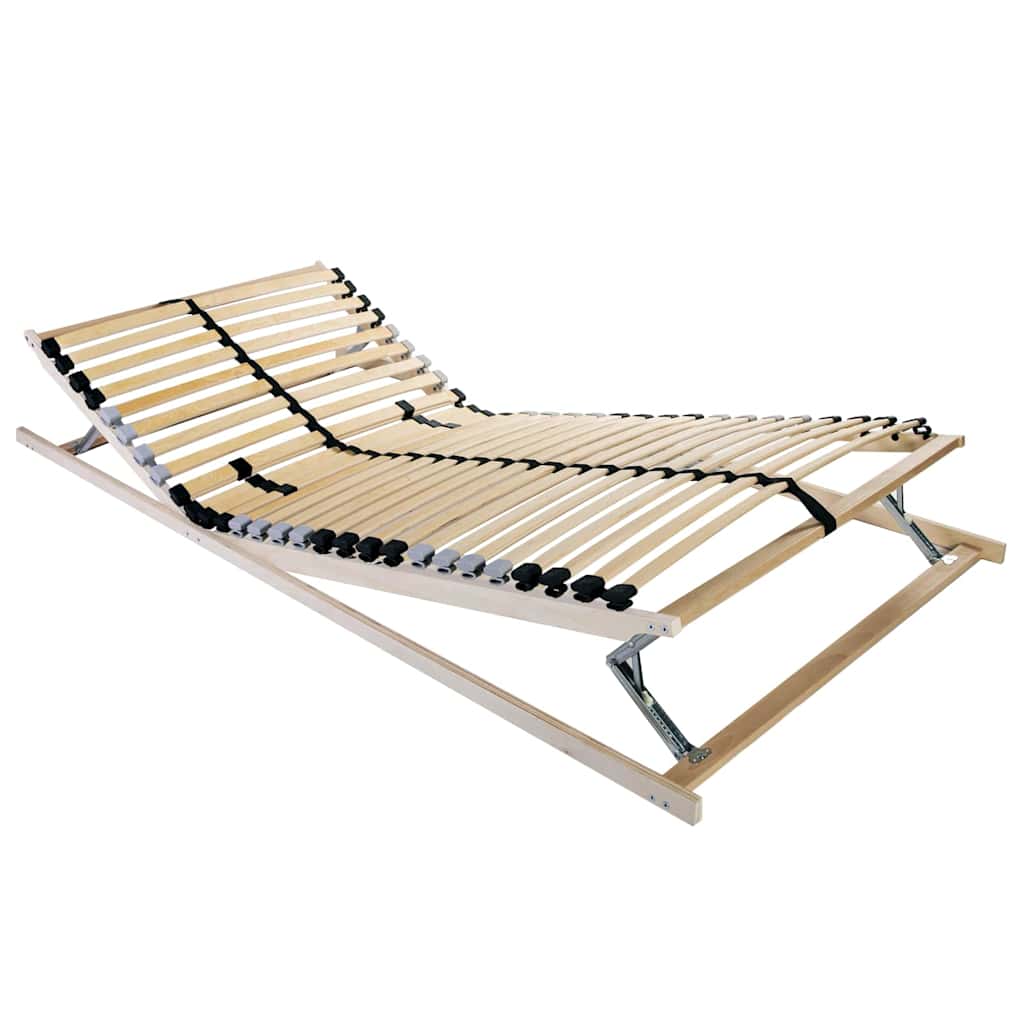 Bett-Lattenrost Braun Massivholz Buche