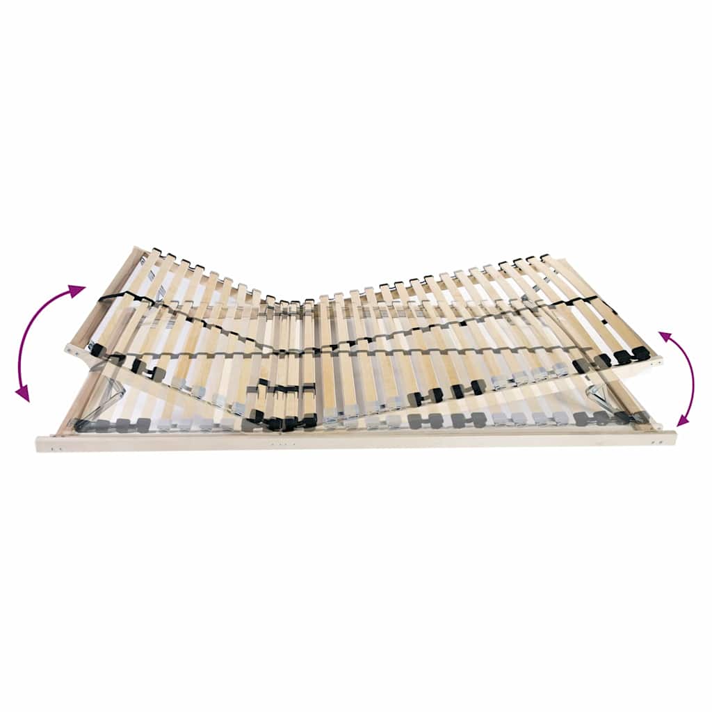 Bett-Lattenrost Braun Massivholz Buche