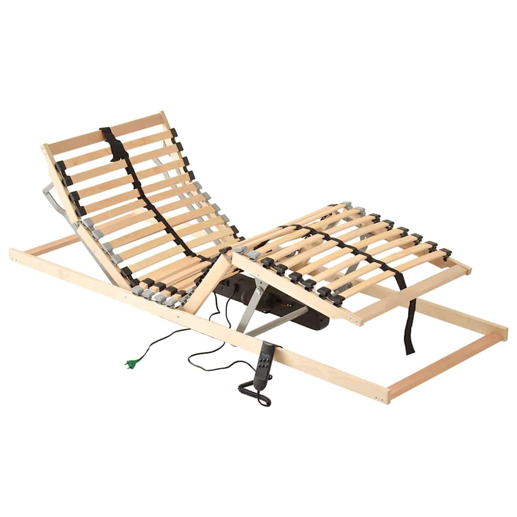 Bett-Lattenrost Braun Massivholz Buche