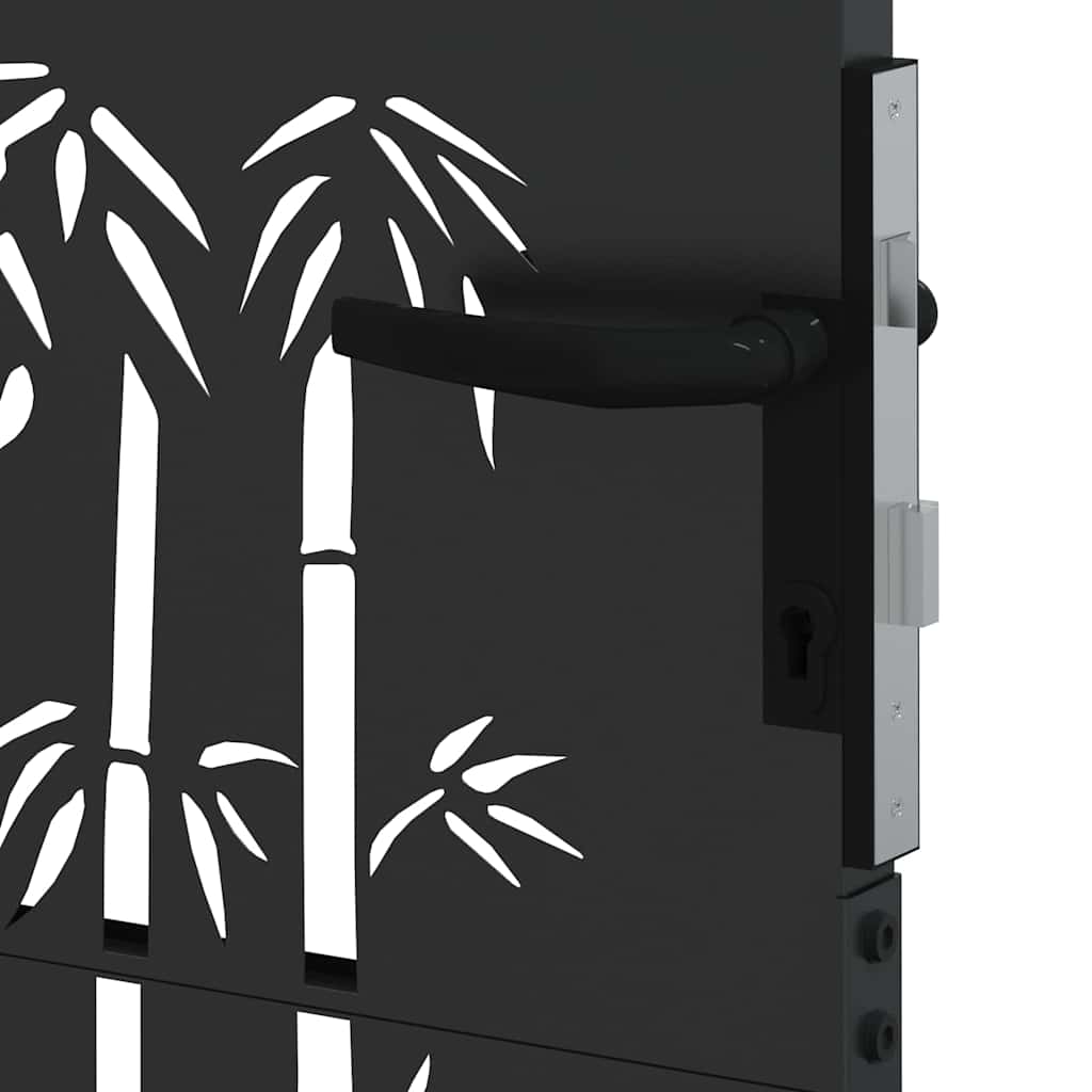 Gartentor 110 X 205 Cm Pulverbeschichteter Stahl