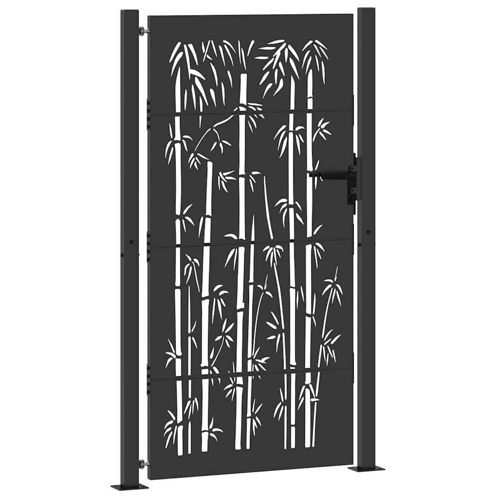 Gartentor 110 X 205 Cm Pulverbeschichteter Stahl