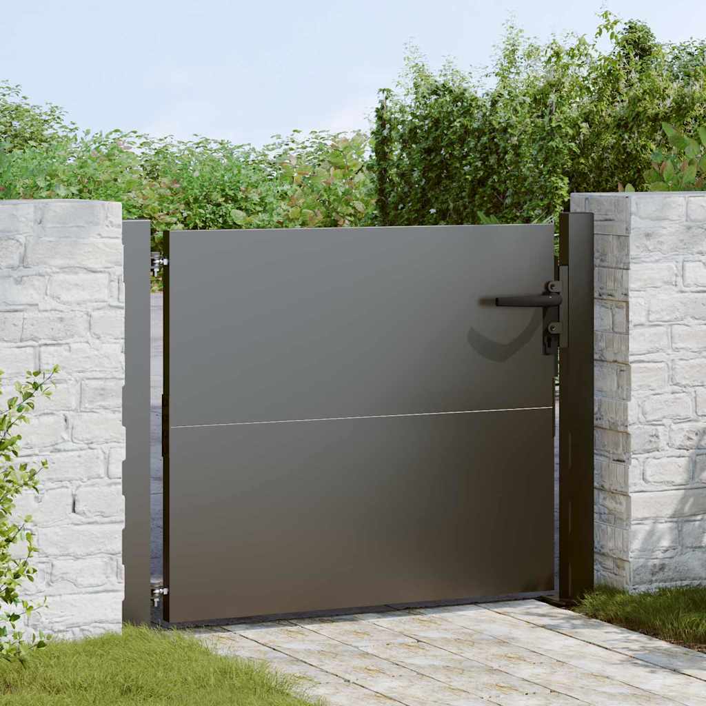 Gartentor 110 X 155 Cm Pulverbeschichteter Stahl